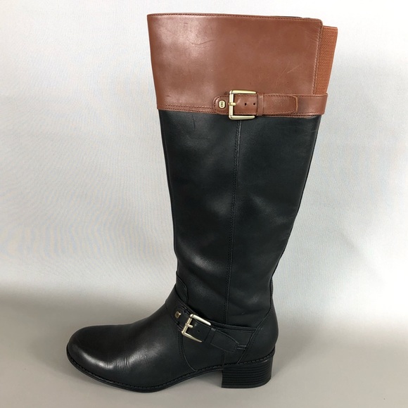 Bandolino Coppa Leather Knee High Riding Boots Size 8 - Picture 7 of 13